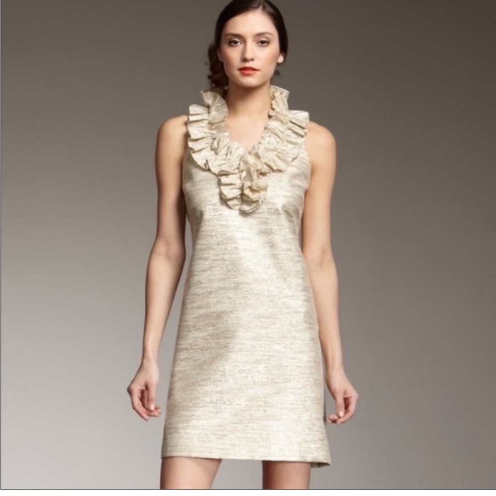 Kate Spade gold formal dress